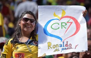 Fotos da torcida entre Portugal e Gana em Braslia