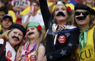 Fotos da torcida entre Portugal e Gana em Braslia