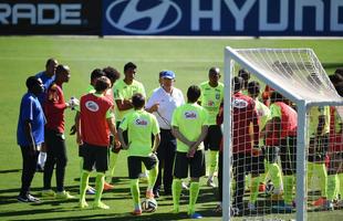 Fotos do treino da Seleo Brasileira no Sesc Venda Nova, em Belo Horizonte