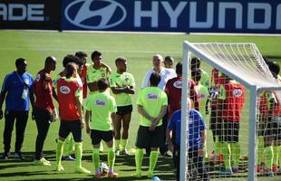 Fotos do treino da Seleo Brasileira no Sesc Venda Nova, em Belo Horizonte