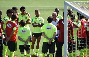 Fotos do treino da Seleo Brasileira no Sesc Venda Nova, em Belo Horizonte