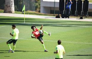 Fotos do treino da Seleo Brasileira no Sesc Venda Nova, em Belo Horizonte