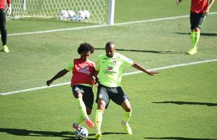 Fotos do treino da Seleo Brasileira no Sesc Venda Nova, em Belo Horizonte