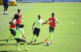 Fotos do treino da Seleo Brasileira no Sesc Venda Nova, em Belo Horizonte