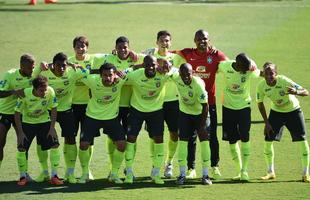 Fotos do treino da Seleo Brasileira no Sesc Venda Nova, em Belo Horizonte