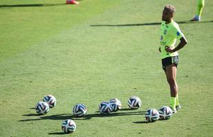 Fotos do treino da Seleo Brasileira no Sesc Venda Nova, em Belo Horizonte