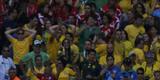 Imagens do gol de Alexis Snchez, do Chile, sobre o Brasil no Mineiro 