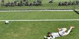 Imagens do gol de Alexis Snchez, do Chile, sobre o Brasil