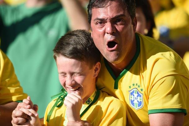 Torcedores ficaram apreensivos com jogo difcil que s foi decidido no pnaltis