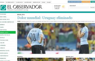 El Observador (Uruguai) - 'Dor mundial: Uruguai eliminado'