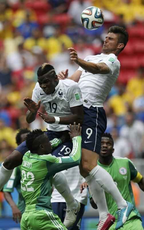 Fotos: Frana e Nigria em Braslia