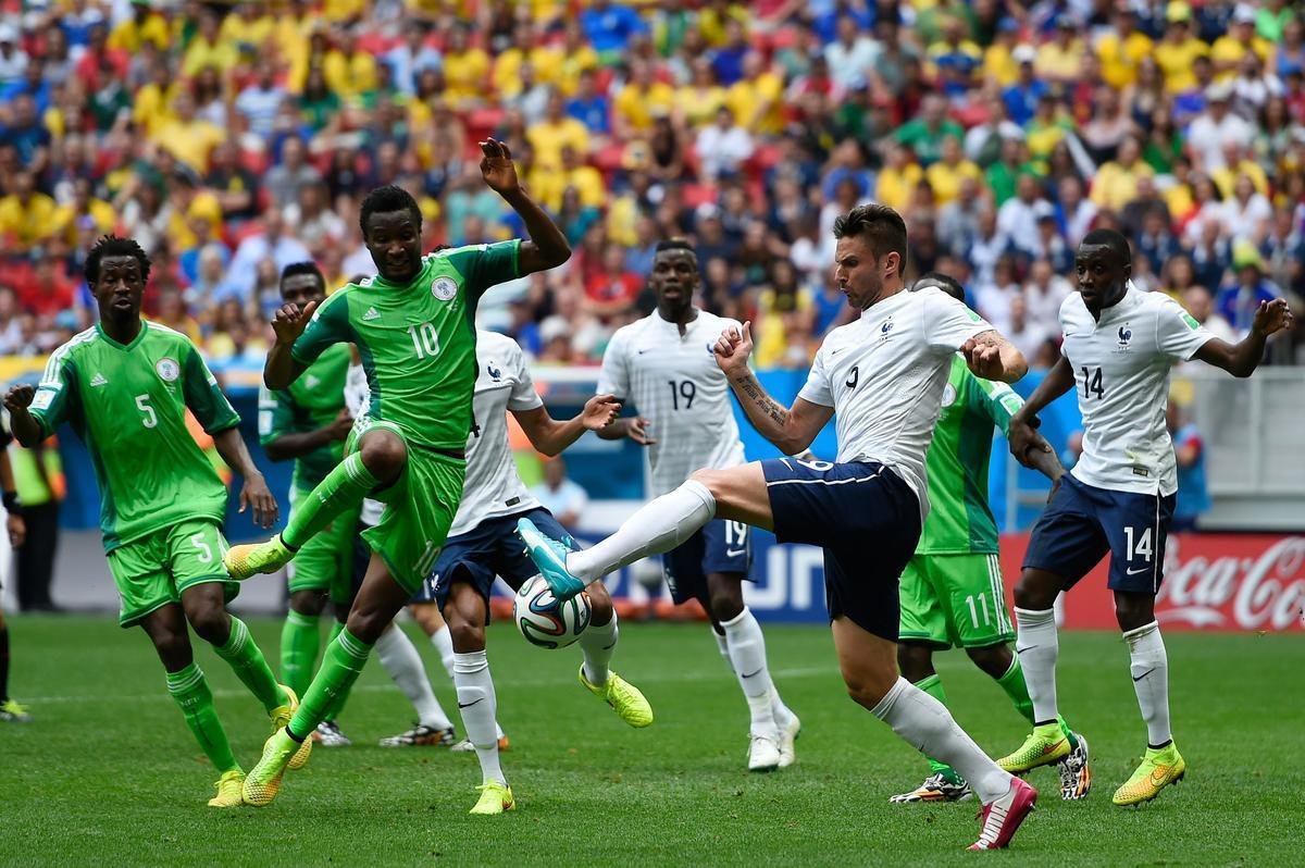 Fotos: Frana e Nigria em Braslia