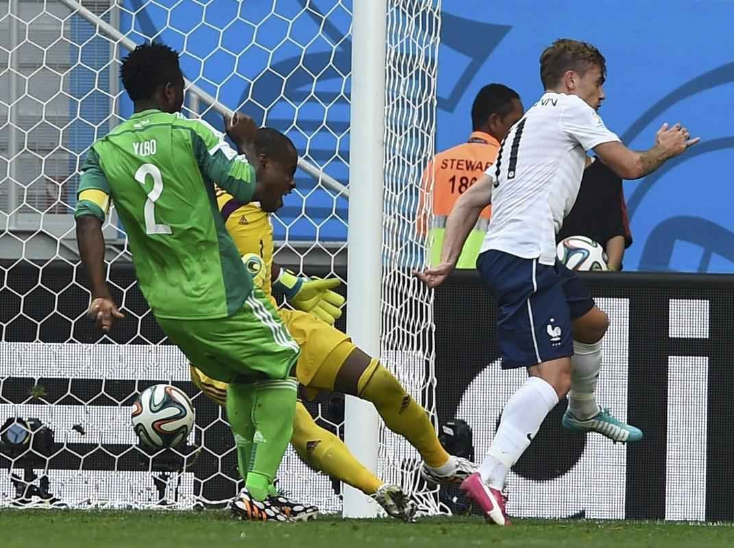 Griezmann marcou o segundo gol no Man Garrincha 