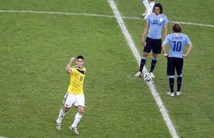Candidato a craque da Copa do Mundo, James  o maior artilheiro da Colmbia na competio, com cinco gols