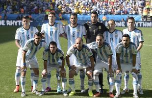 Fotos do jogo entre Argentina e Sua