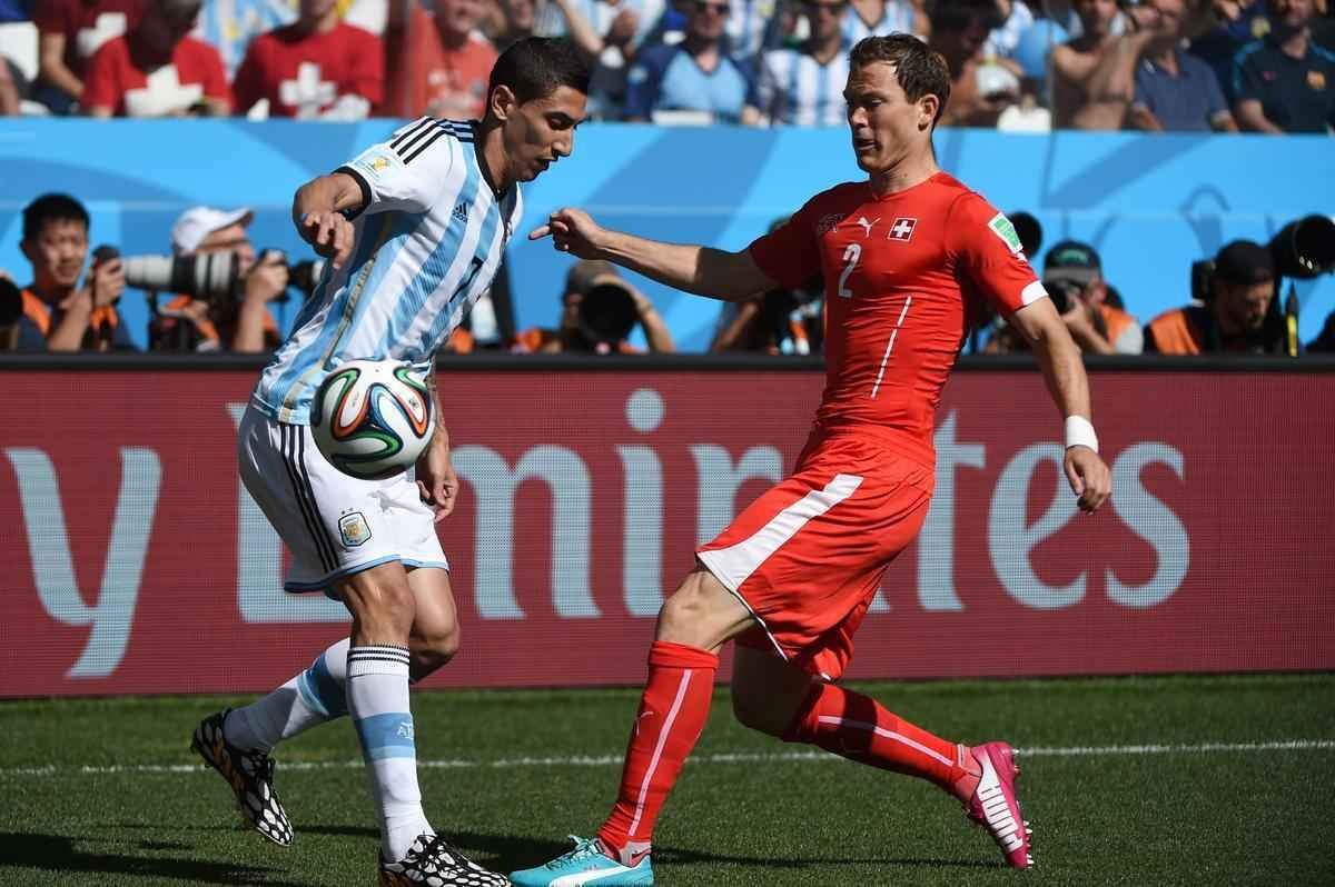 Fotos do jogo entre Argentina e Sua