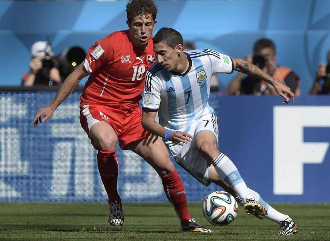 Fotos do jogo entre Argentina e Sua
