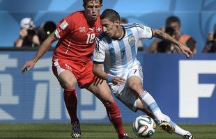 Fotos do jogo entre Argentina e Sua