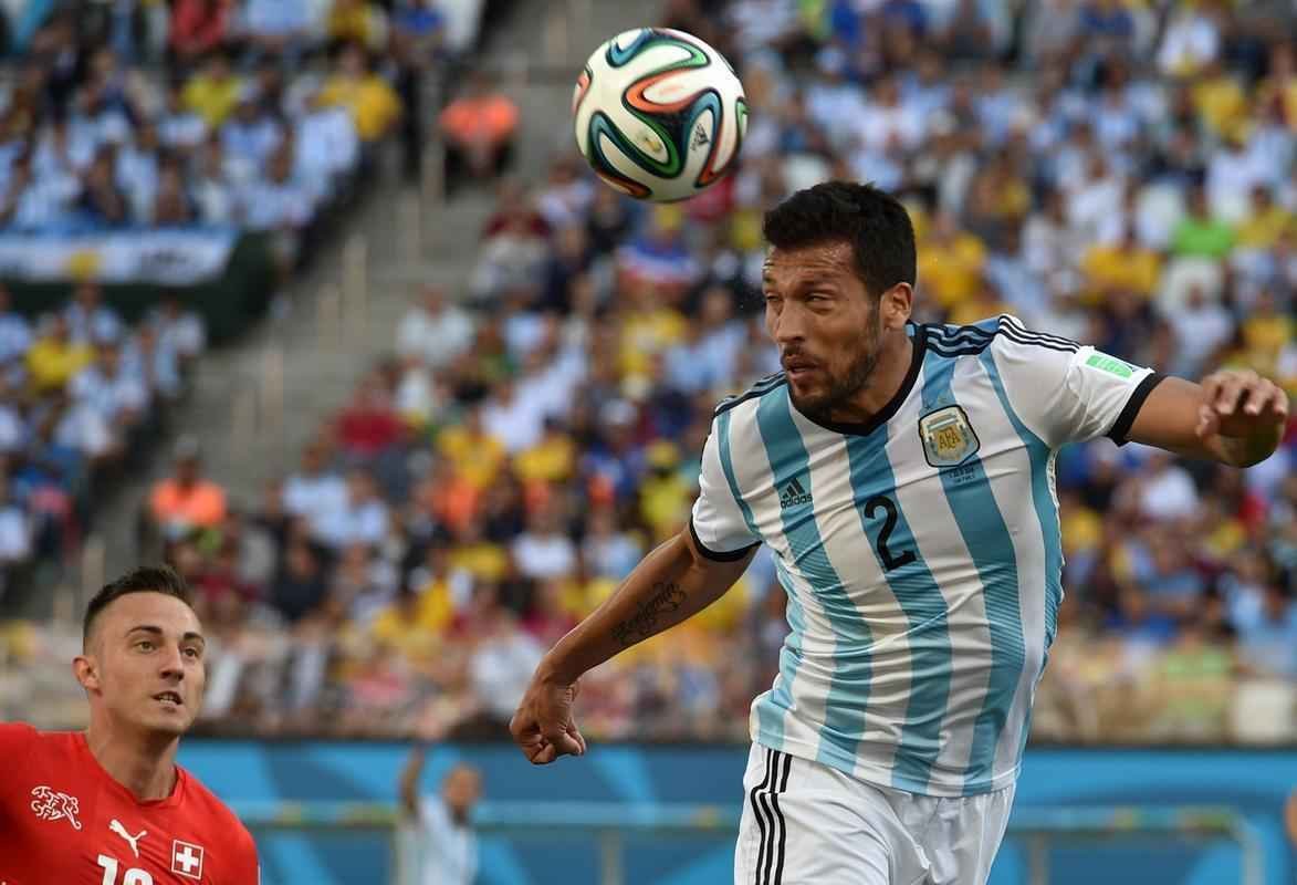 Fotos do jogo entre Argentina e Sua