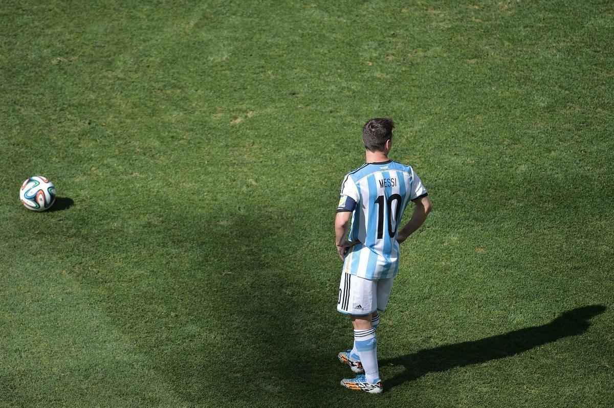 Fotos do jogo entre Argentina e Sua