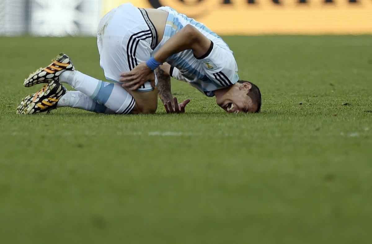 Fotos do jogo entre Argentina e Sua