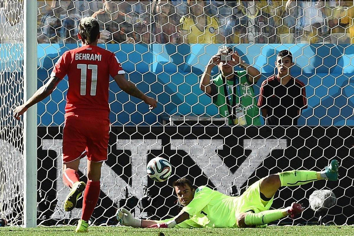 Fotos do jogo entre Argentina e Sua