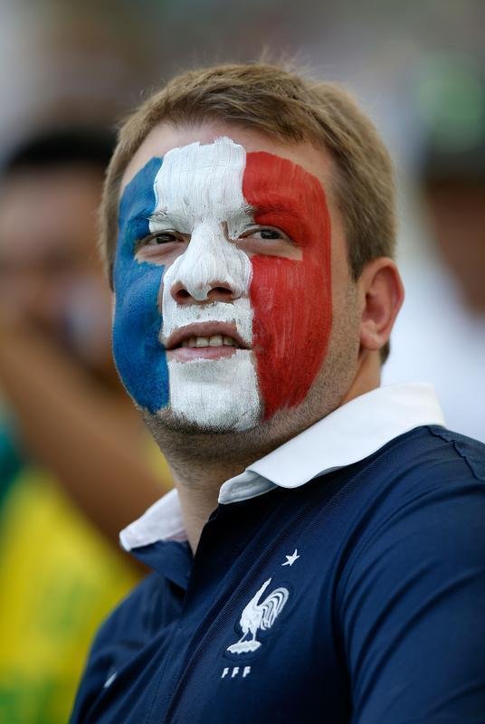 Torcedores de Frana e Alemanha acompanham quartas de final da Copa do Mundo, no Maracan