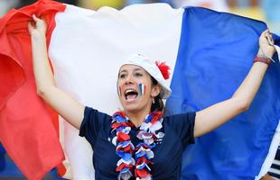 Torcedores de Frana e Alemanha acompanham quartas de final da Copa do Mundo, no Maracan