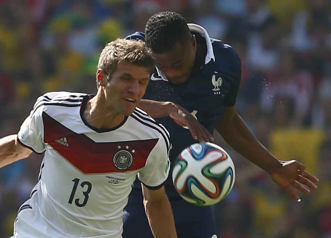 Imagens do duelo entre Frana e Alemanha no Maracan, Rio de Janeiro, pelas quartas de final da Copa do Mundo