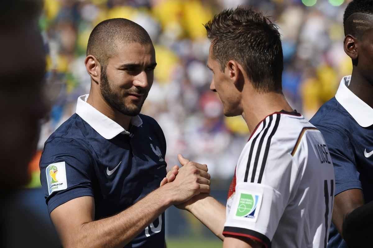 Imagens do duelo entre Frana e Alemanha no Maracan, Rio de Janeiro, pelas quartas de final da Copa do Mundo