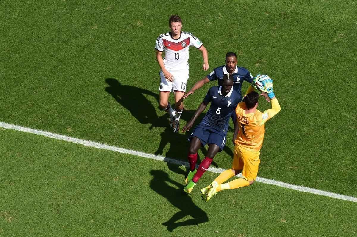 Imagens do duelo entre Frana e Alemanha no Maracan, Rio de Janeiro, pelas quartas de final da Copa do Mundo