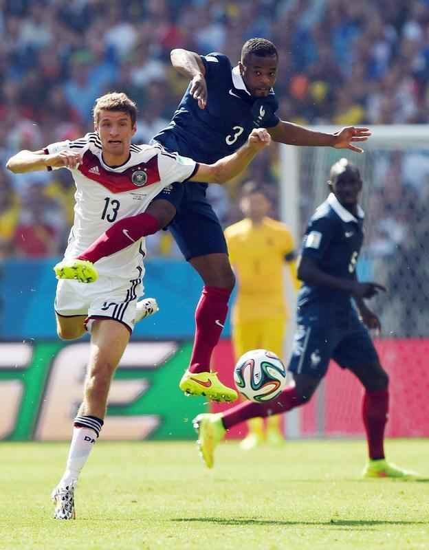 Imagens do duelo entre Frana e Alemanha no Maracan, Rio de Janeiro, pelas quartas de final da Copa do Mundo