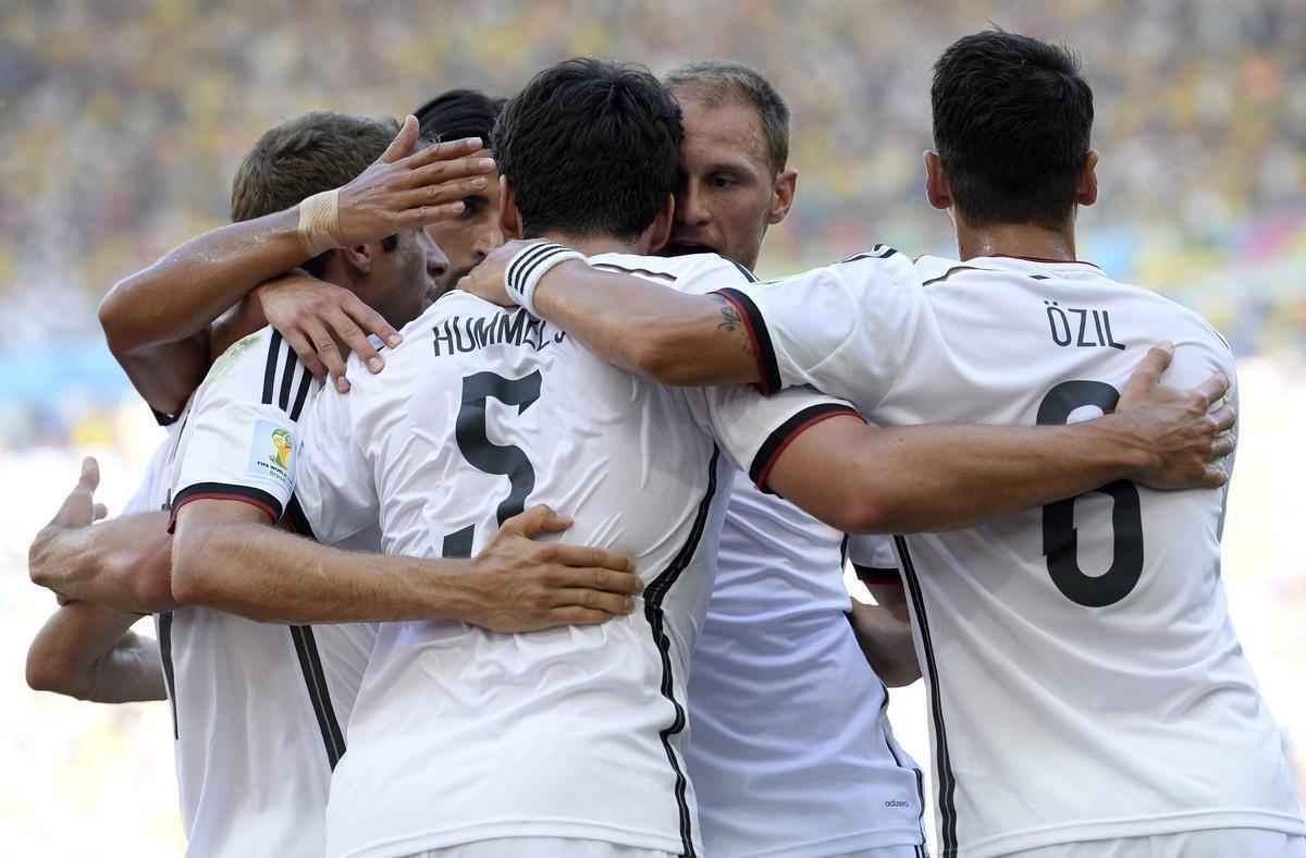 Imagens do duelo entre Frana e Alemanha no Maracan, Rio de Janeiro, pelas quartas de final da Copa do Mundo