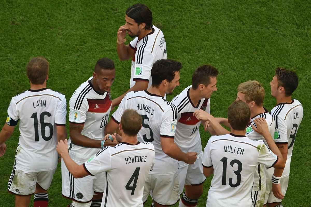 Imagens do duelo entre Frana e Alemanha no Maracan, Rio de Janeiro, pelas quartas de final da Copa do Mundo