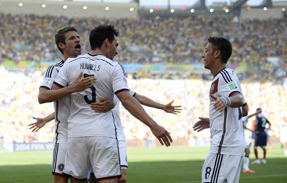 Imagens do duelo entre Frana e Alemanha no Maracan, Rio de Janeiro, pelas quartas de final da Copa do Mundo