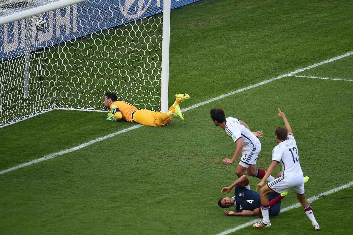 Imagens do duelo entre Frana e Alemanha no Maracan, Rio de Janeiro, pelas quartas de final da Copa do Mundo