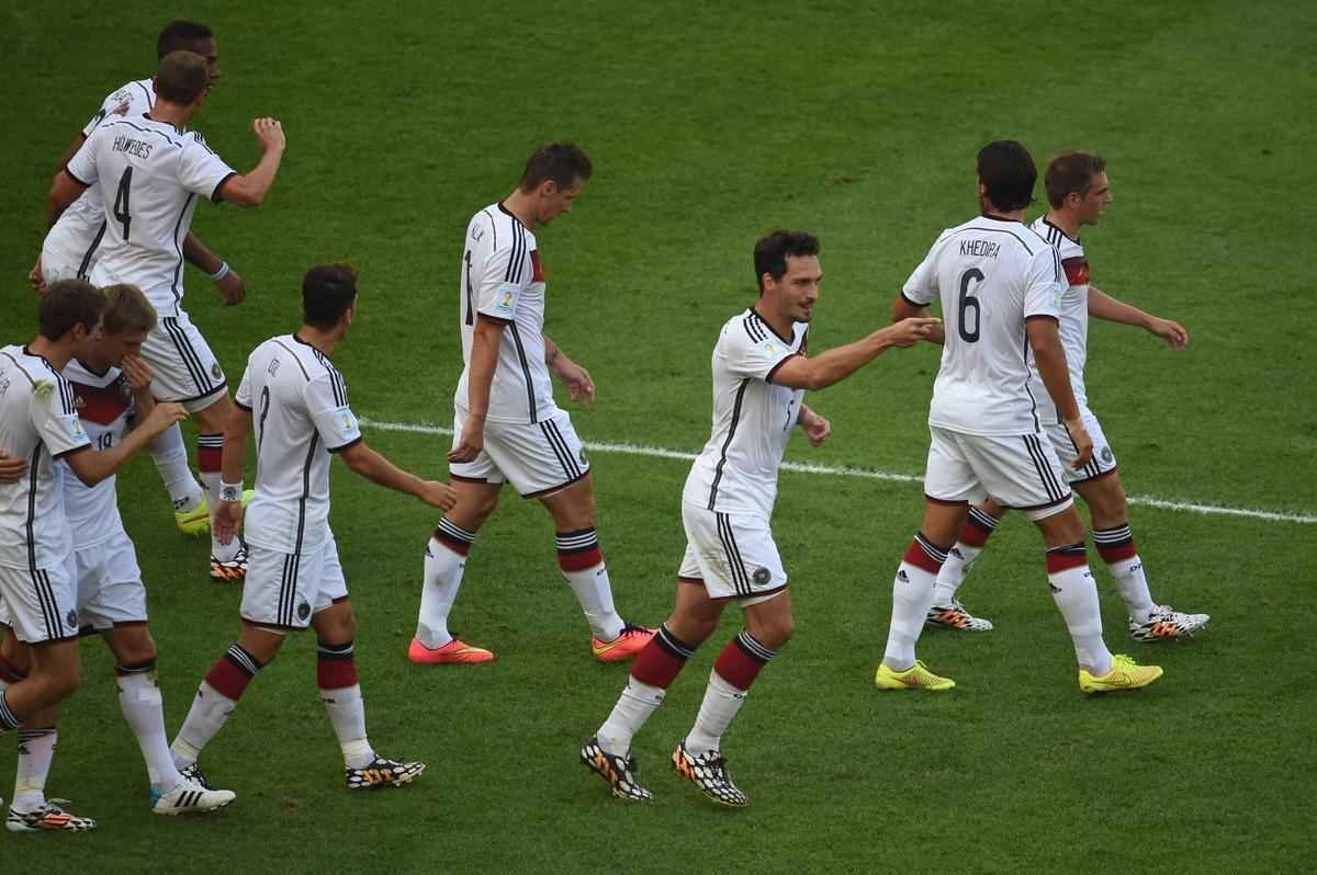 Imagens do duelo entre Frana e Alemanha no Maracan, Rio de Janeiro, pelas quartas de final da Copa do Mundo