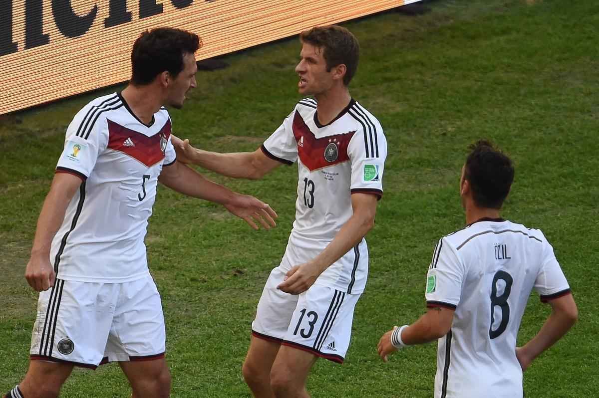 Imagens do duelo entre Frana e Alemanha no Maracan, Rio de Janeiro, pelas quartas de final da Copa do Mundo