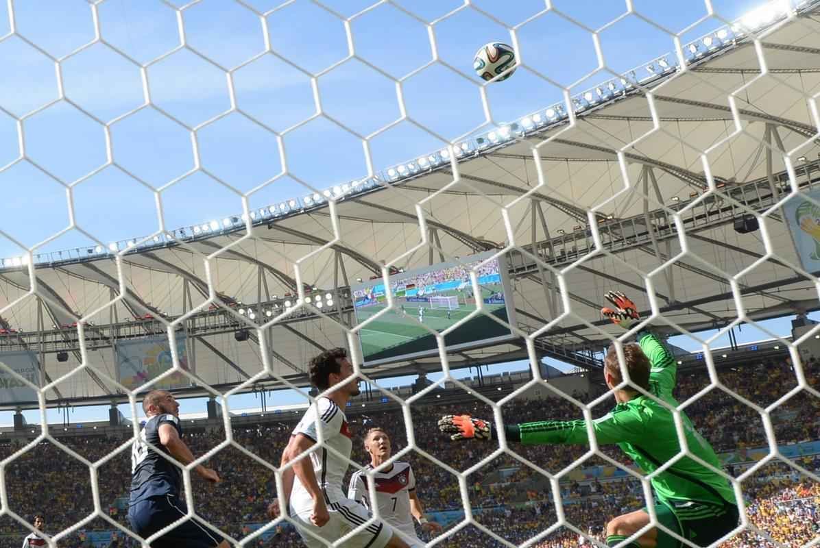 Imagens do duelo entre Frana e Alemanha no Maracan, Rio de Janeiro, pelas quartas de final da Copa do Mundo