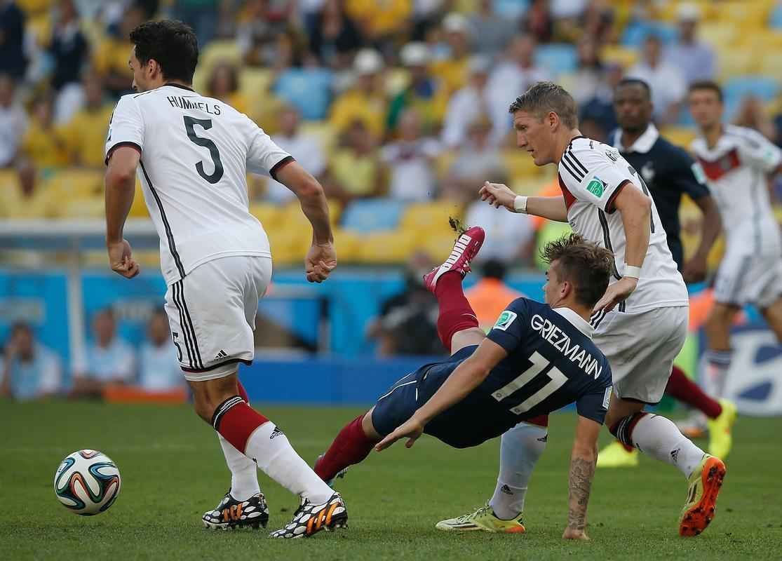 Imagens do duelo entre Frana e Alemanha no Maracan, Rio de Janeiro, pelas quartas de final da Copa do Mundo