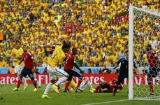 Imagens do duelo pelas quartas de final da Copa do Mundo
