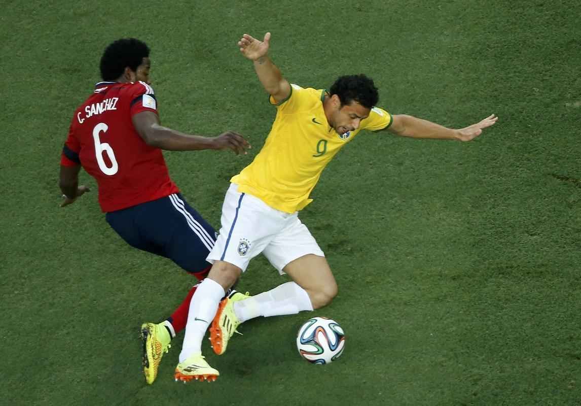 Imagens do jogo entre Brasil e Colmbia, pelas quartas de final da Copa