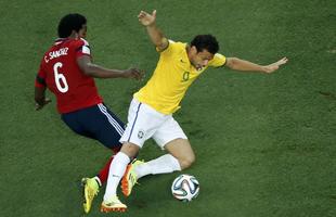 Imagens do jogo entre Brasil e Colômbia, pelas quartas de final da Copa