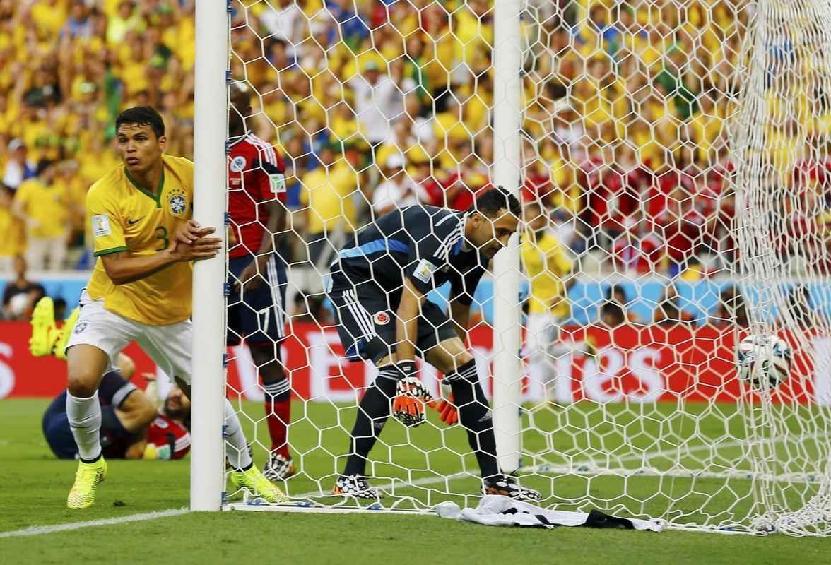 Imagens do jogo entre Brasil e Colmbia, pelas quartas de final da Copa