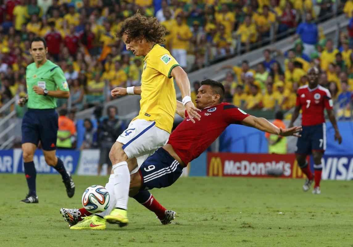 Imagens do jogo entre Brasil e Colmbia, pelas quartas de final da Copa