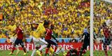 Imagens do jogo entre Brasil e Colmbia, pelas quartas de final da Copa
