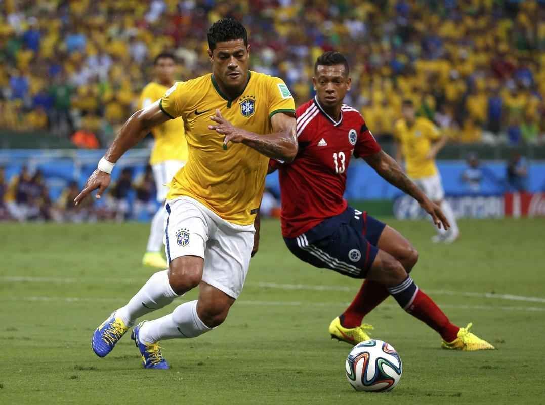 Imagens do jogo entre Brasil e Colmbia, pelas quartas de final da Copa