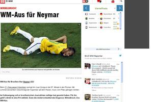 Bild, da Aleamanha: Neymar fora da Copa