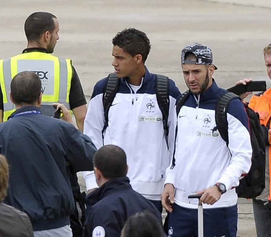 Desembarque da Seleo Francesa em Paris