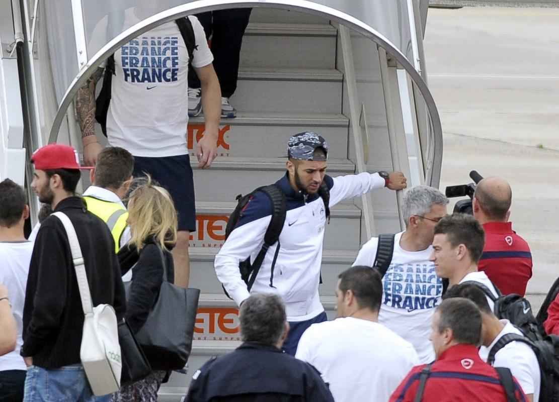 Desembarque da Seleo Francesa em Paris